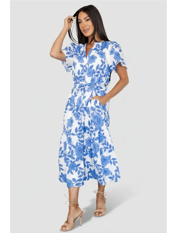 Baltic Born Lydie Button Midi Shirt Dress - Image 2