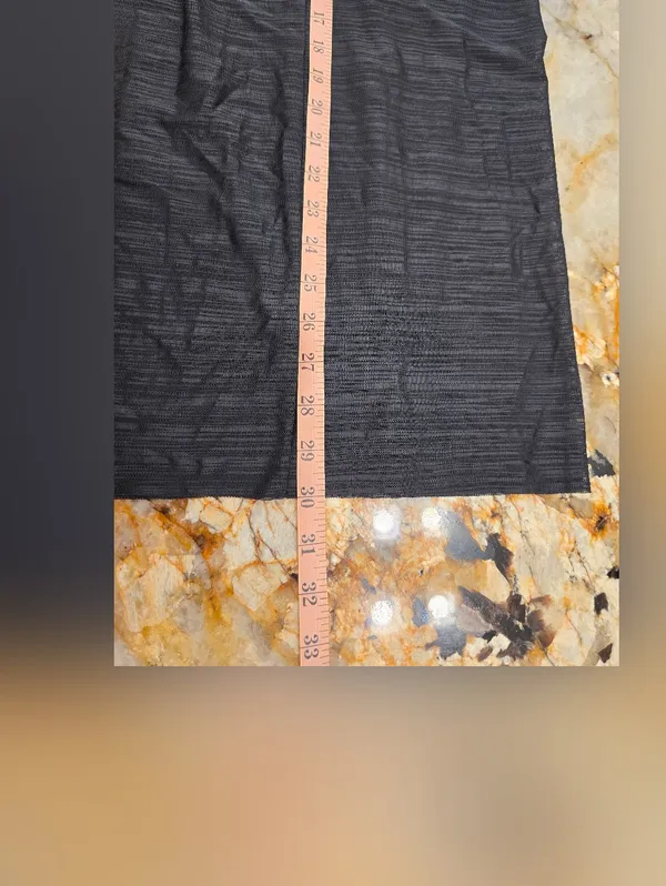 Lululemon Wide Leg Pants Black Double Layer Black - Image 6