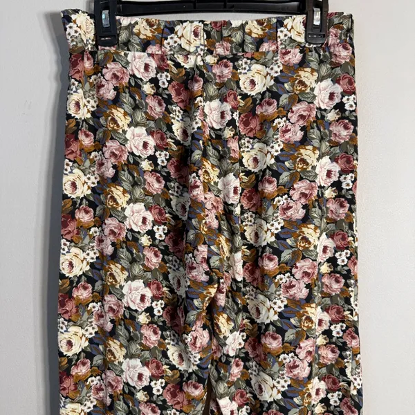 Show Me Your Mumu Floral Wide Leg Jogger Pants Women's Large Boho Festival Twee - Image 11
