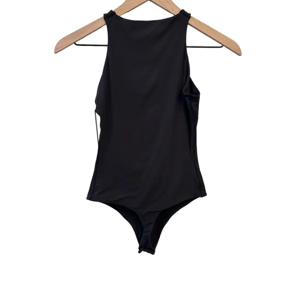 Skims Fits Everybody High Neck Bodysuit Onyx Size Small NWT - Image 7
