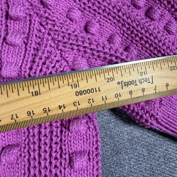 Ann Taylor XL Pink Short Sleeve Bobble Knit Cotton Blend Sweater Business Casual - Image 8