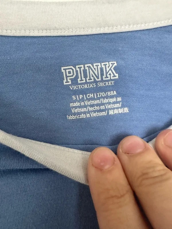 PINK Victoria's Secret Baseball top - Image 3