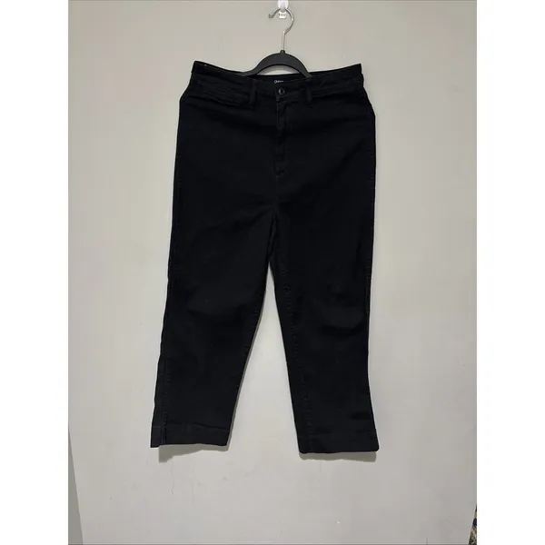 Quince High Rise Women’s Bella Stretch Patch Pocket Wide Leg Pants Black 29 - Image 6
