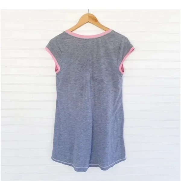 Disney Aristocats Gray and Pink Pajama Top - Image 2