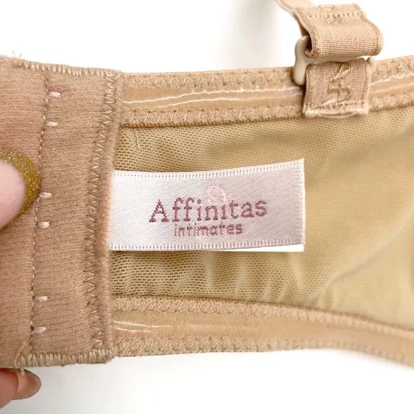 Affinitas‎ Intimates Womens 34DD Push Up Bra Molded Convertible Beige Underwire Tan Size undefined - Image 8