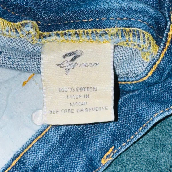 139 | Seven7‎ Bootcut Vintage Wash Denim Jeans Blue Womens 29 - Image 5