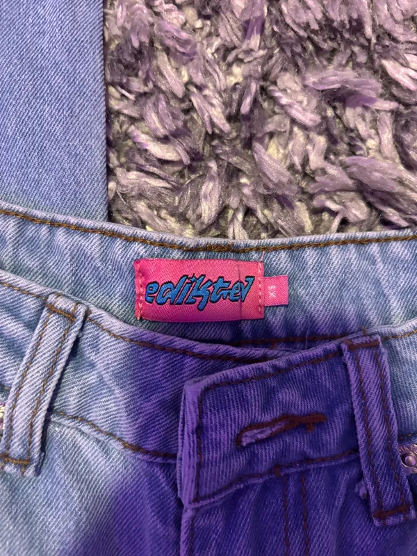Edikted Blue Jeans Low-Rise Raelynn - Image 2