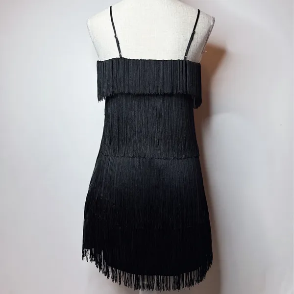 Abercrombie & Fitch Fringe Mini Dress - Image 3