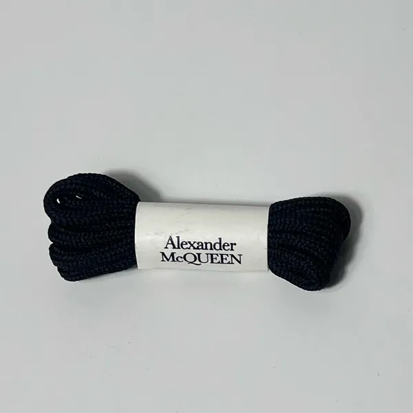 Gucci Alexander McQueen AMQ Black Lace Up Sneaker Shoe Shoelaces Laces Replacements - Image 3
