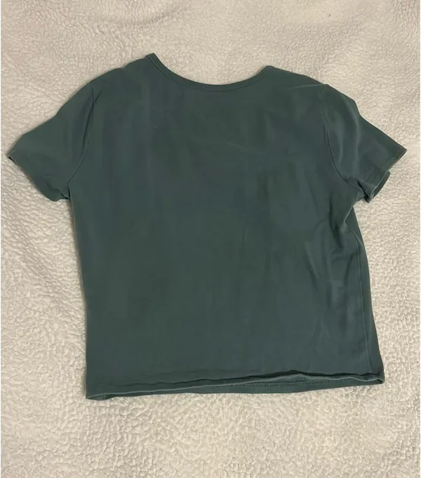 Hollister Green Baby Tee - Image 2