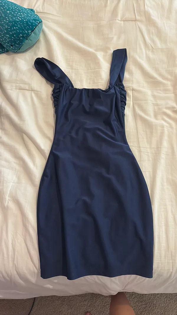 Windsor navy mini dress - Image 3