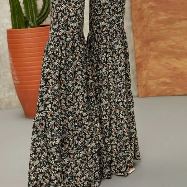 Flare Leg Jumpsuit Size L - Image 3