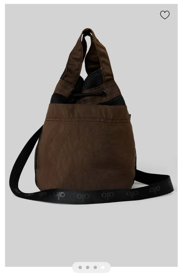Alo Yoga Crossbody Bucket Bag Espresso - Image 6
