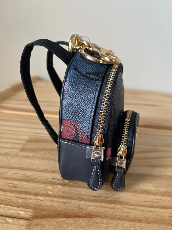 Coach Mini Court Backpack Bag Charm - Image 4