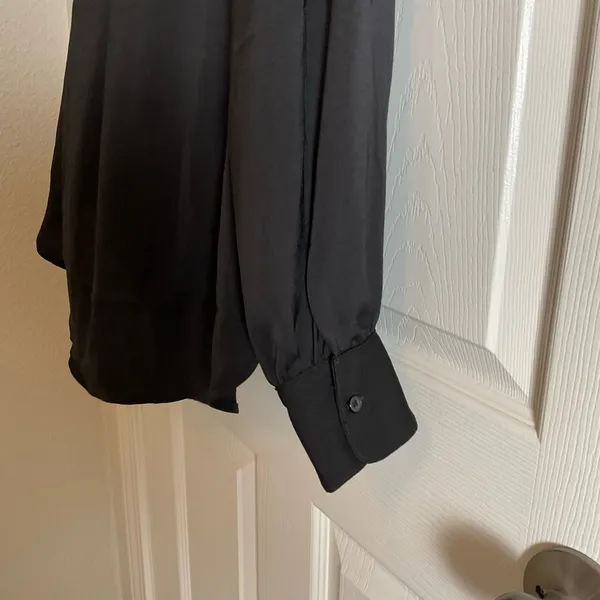 Banana Republic Womens Black Size large Blouse - Image 8