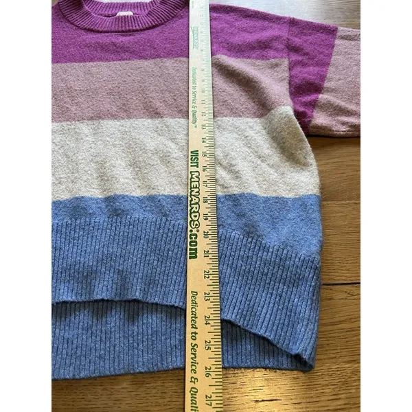 A‎ New Day Women’s Long Sleeve Sweater Size Large Colorful Career Preppy Modern - Image 3