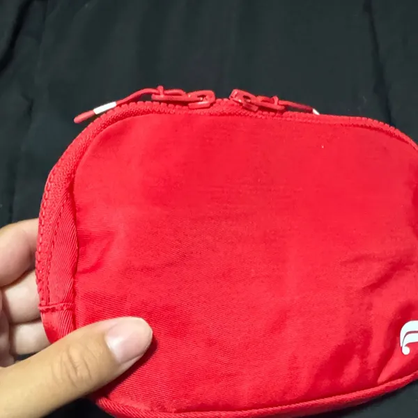 Fabletics Red Zip Travel Pouch Bag | New With Tags - Image 4