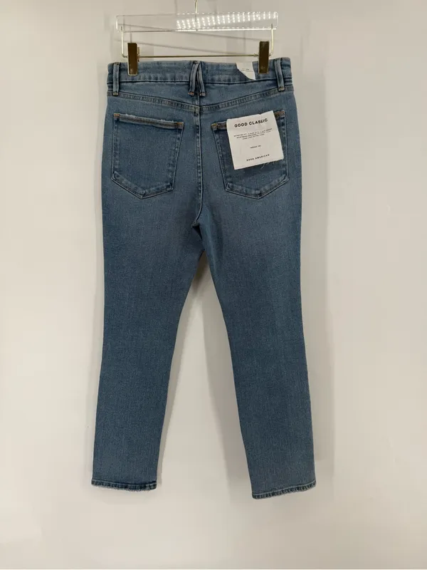 Good American good classic distressed‎ jeans size 29 nwt - Image 2