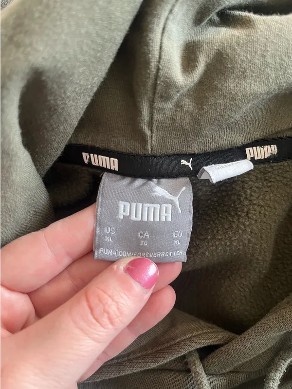 Puma Hoodie Green Army - Image 5