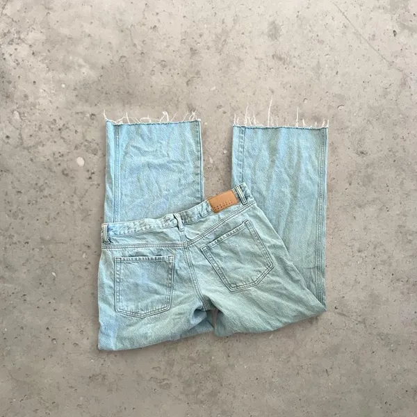 pacsun light wash low rise baggy wide leg jeans - Image 2