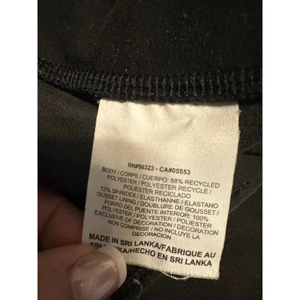 Nike Dri-Fit Cropped Wide Leg Pants Women's Plus Size 3X Black Athleisure Active - Image 5