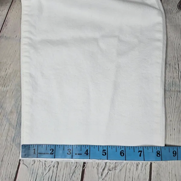 J. Crew Slim Boyfriend Jeans White Denim Size 32 Reimagined‎ Cotton Blend - Image 12