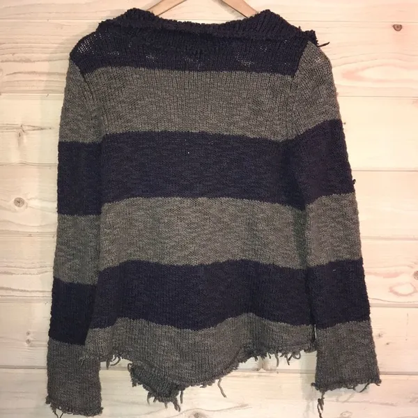 Free People Distressed Cotton Cardigan Sweater‎ - Image 5
