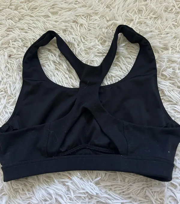 DSG Black Racerback Sports Bra - Image 2