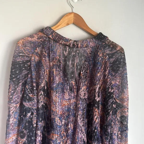 Free people My Best Top Sheer Paisley Tunic Medium - Image 7
