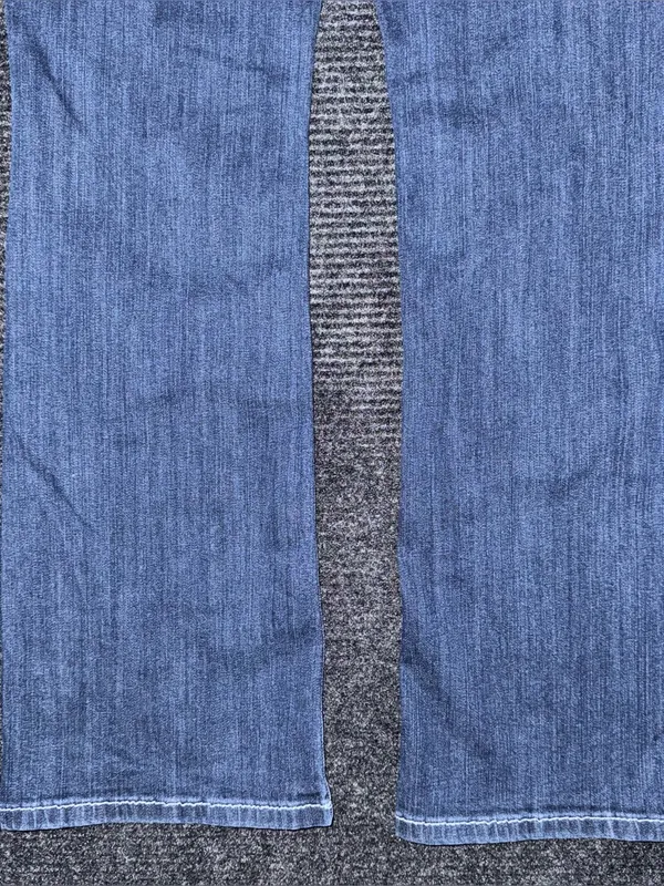 Ariat 32 R REAL Mid Rise Stretch Entwined Boot Cut Blue Jeans in Marine 10017510 - Image 6