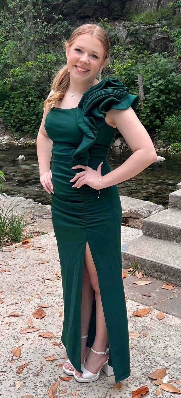 Green Prom Dress - Image 4