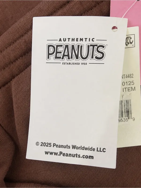 Target Peanuts Brown Athletic Shorts with Yellow Trim - Women - Image 2