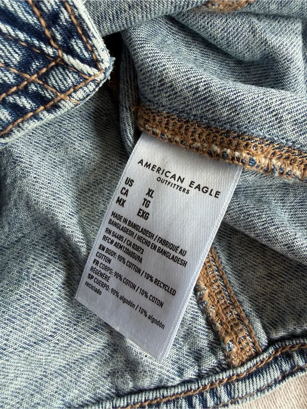 American Eagle Denim Vest - Image 8