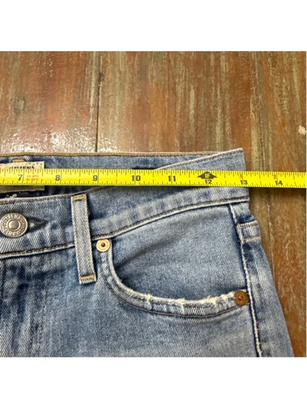 Citizens of Humanity Blue Flare Distressed Jeans Size 24 - Image 5