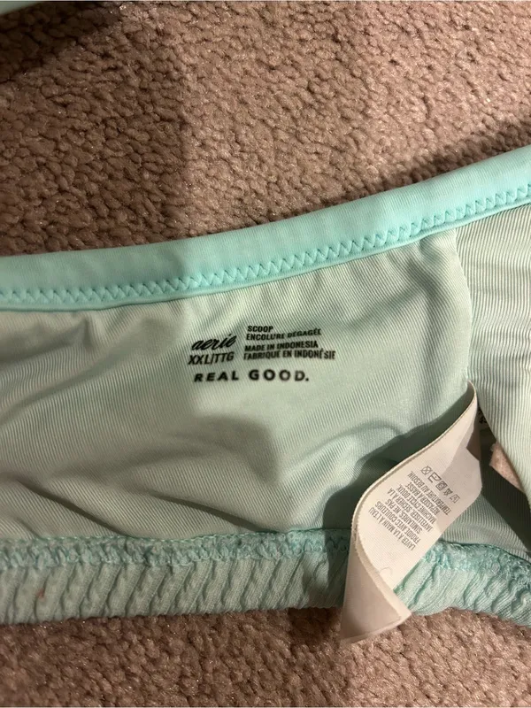 Aerie Light Mint Ribbed Bathing Suit - Image 2