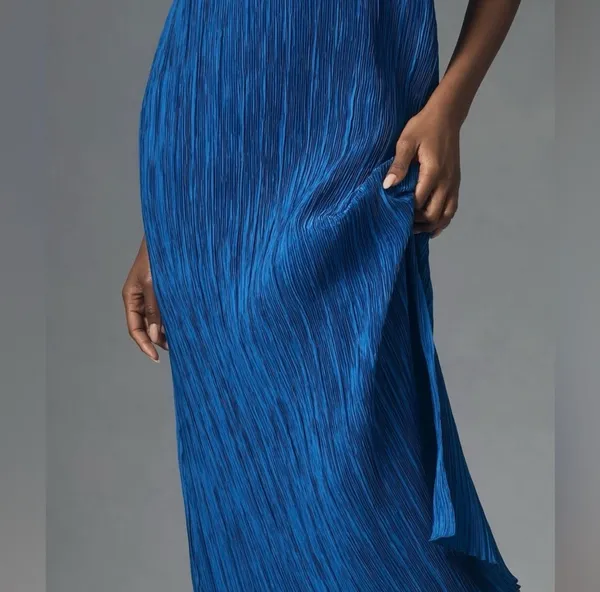 Blue Anthropologie Dress - Image 3