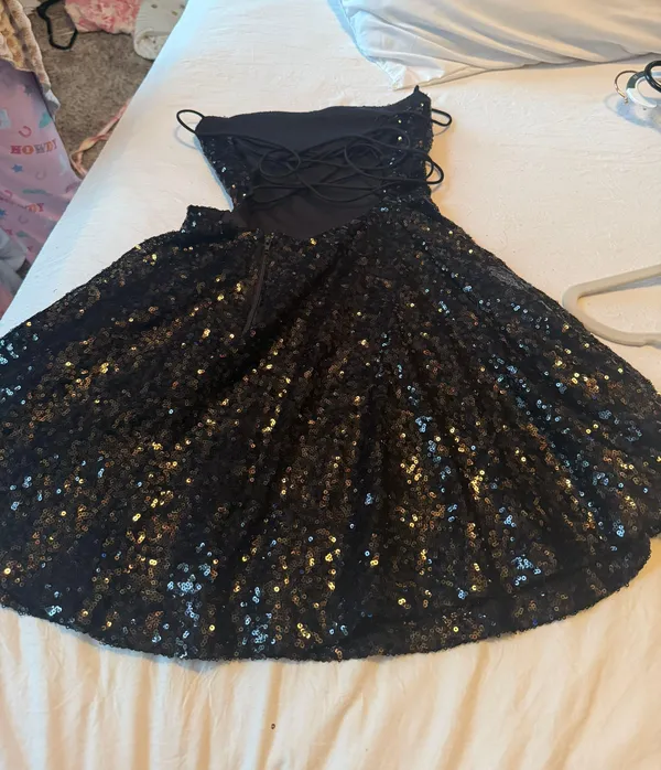 black sequin  dress - Image 2