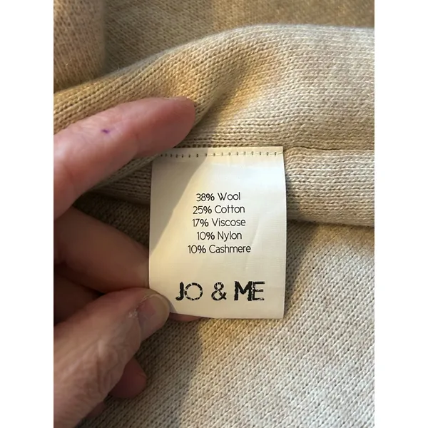 Jo & Me wool cashmere blend long cardigan sweater Large soft business casual - Image 4