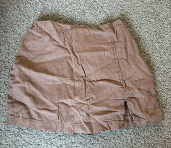 Abercrombie & Fitch Mini Tan Skirt - Image 2