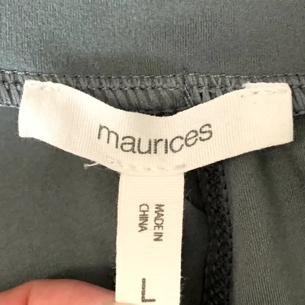 5/$25 Maurices Drawstring Ankle Pants in Green‎ - Image 7