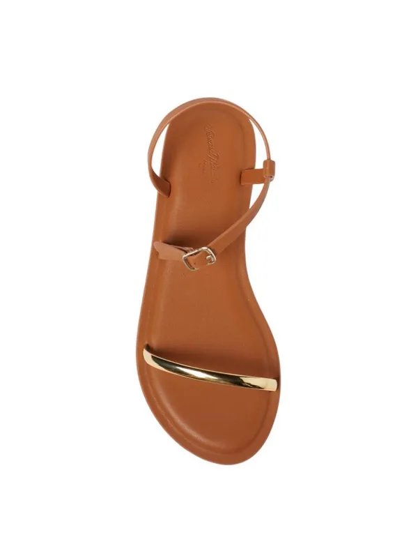 NWT Universal Thread Mildred Ornament Ankle Strap Sandals 93321878 Brown 6M - Image 3