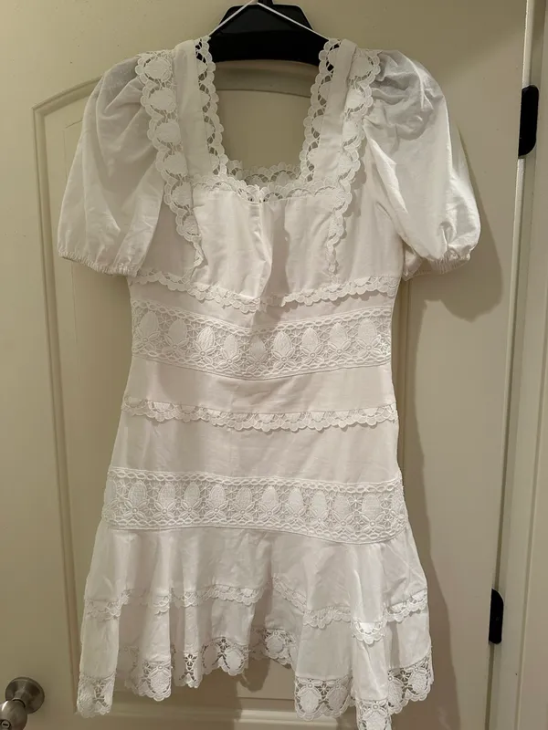 Endless Rose Women's Multi Lace Linen Mini Dress - Image 2