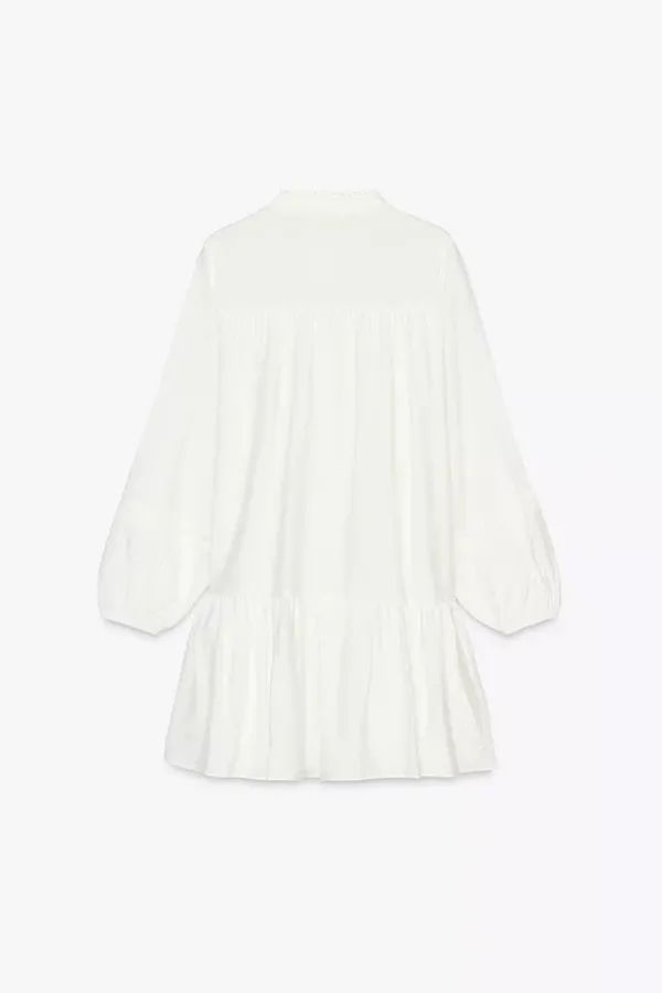 ZARA Pintuck Mini Dress NWT Size L - Image 6