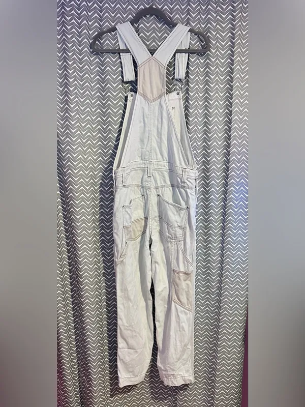 We The Free | Slouchy Carpenter Overalls, Small - Image 4