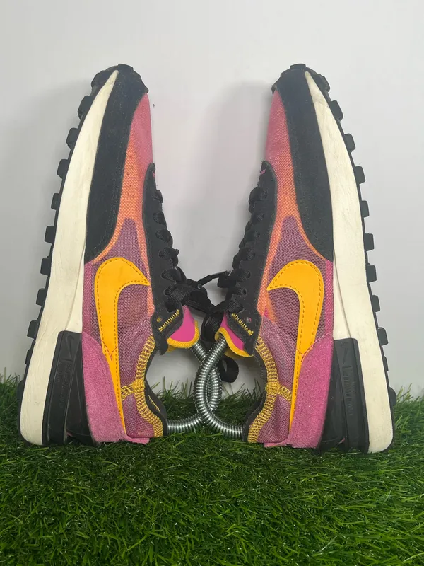 Nike Waffle One Active Fuchsia Yellow Black Women’s Size 5.5 - Image 6
