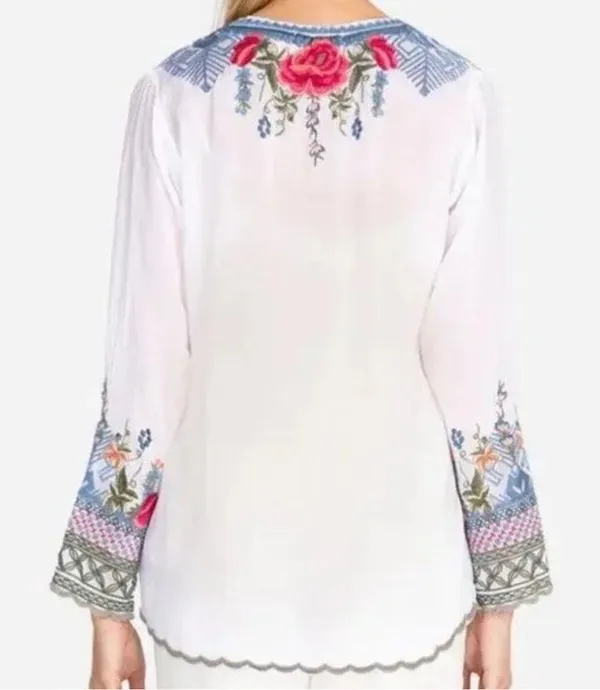“Millie” Blouse. *sold out in stores* $260 MSRP. Wheat Color. NWT - Image 6