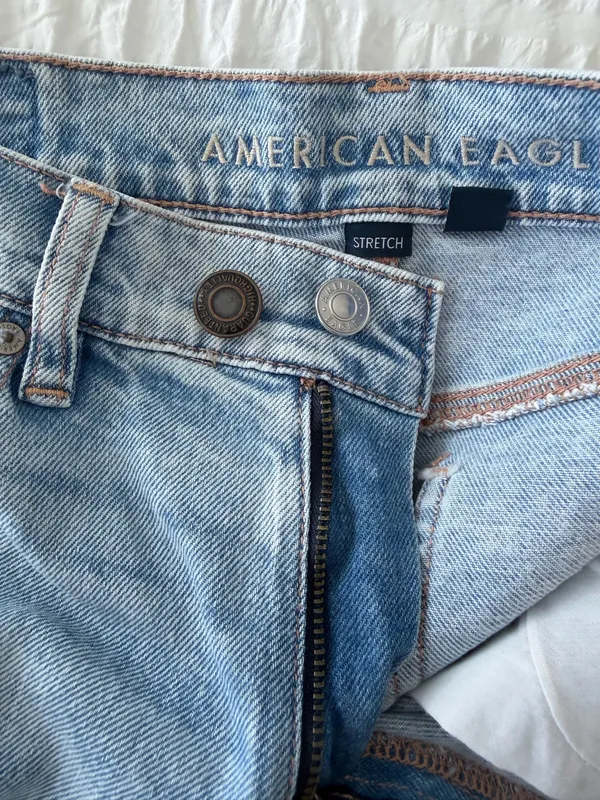 American Eagle High Rise Straight Jean - Image 7