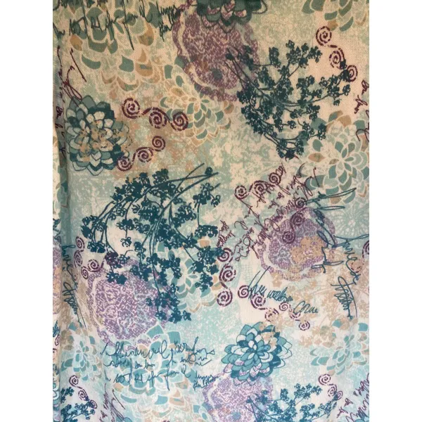 Christopher Banks NWT Woman L Sleeveless Scoop Neck Soft Floral Cottagecore Top - Image 6