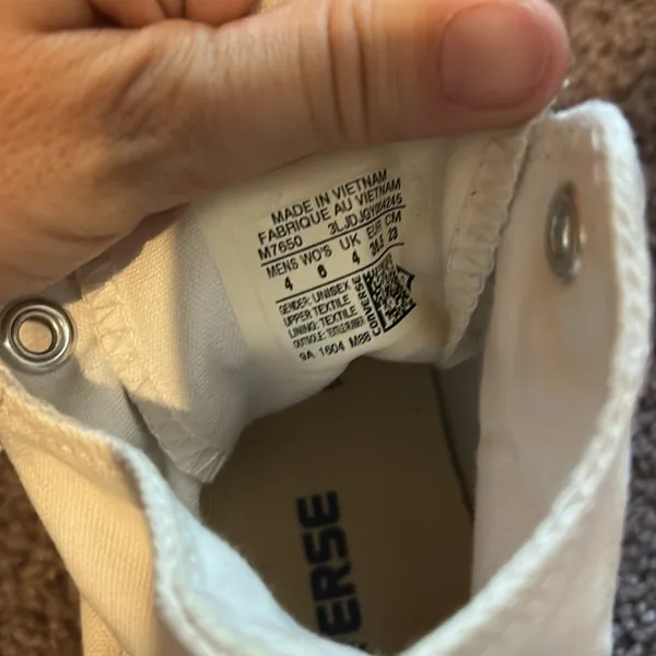 Converse Chuck Taylor All Star Canvas unisex high top OG white - Image 10