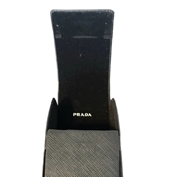 Prada Sunglasses Case w/ Box Authentic Hard Shell Eyewear Case Black Designer - Image 4